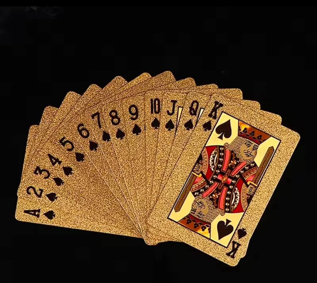 βπ Elevate Your Game Nights with Premium Matte Gold Playing Cards! π